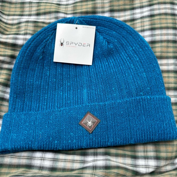 Spyder Other - Spyder Spector Hat Beanie color old glory size OS Blue